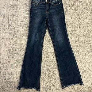 Women's Flare & Wide Leg Jeans - Dark Blue